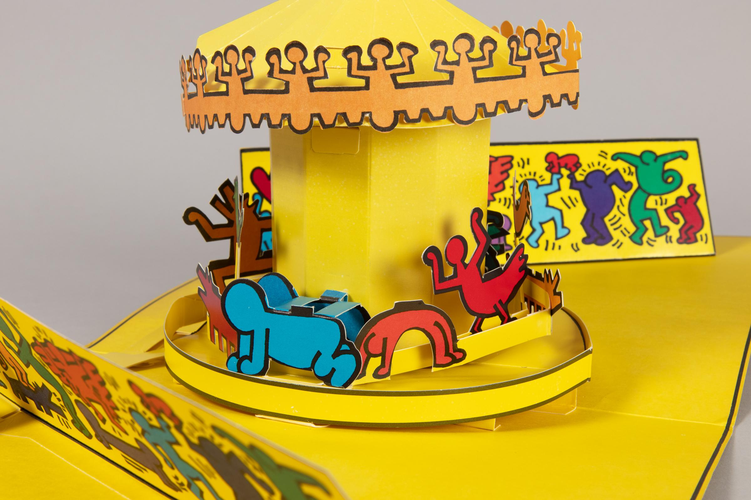 Keith Haring, Luna Luna Karussell, A Poetic Extravaganza! - Pop-Up Multiple For Sale 4