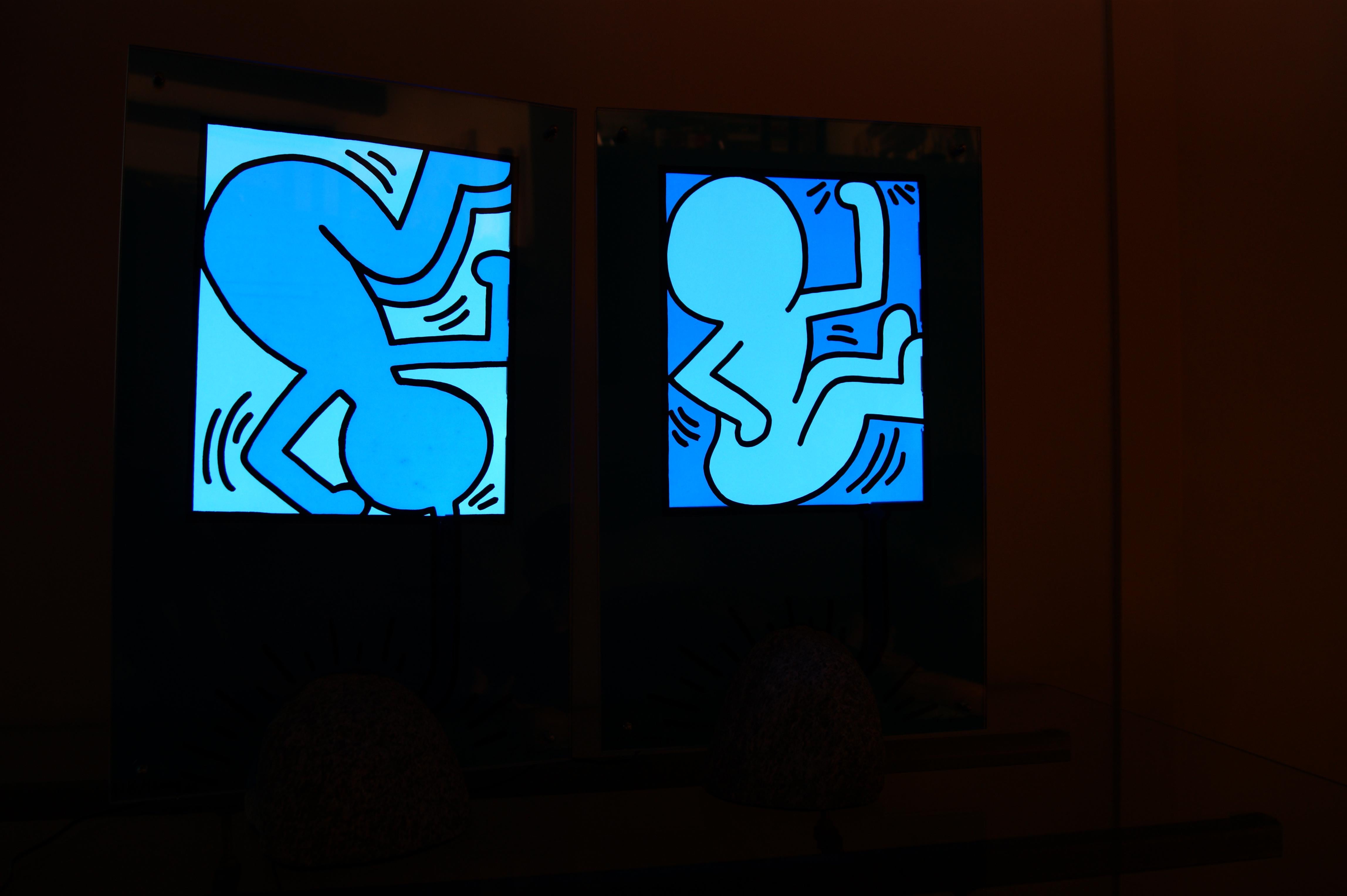 On Giro, On Taro - Pop Art Sculpture by Keith Haring