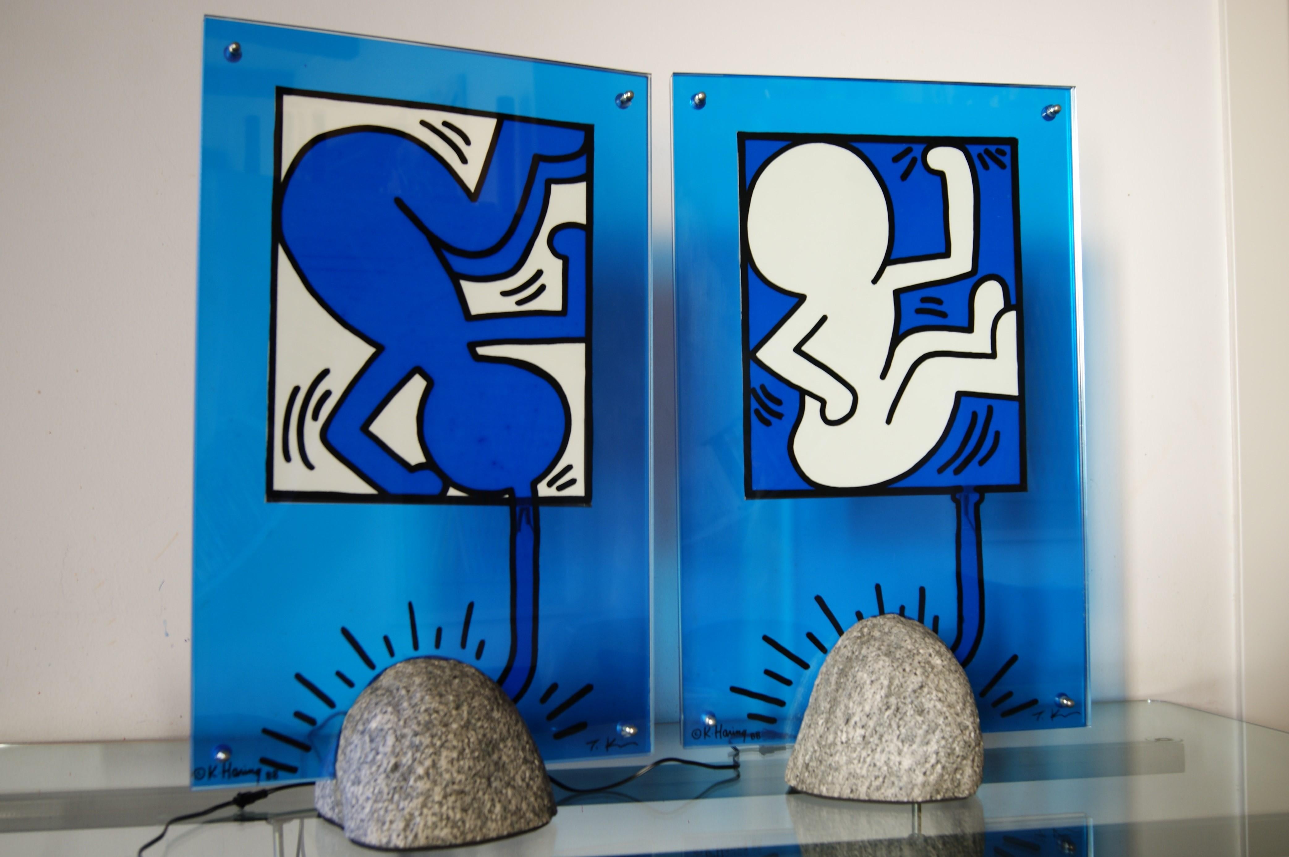 Keith Haring Figurative Sculpture - On Giro, On Taro