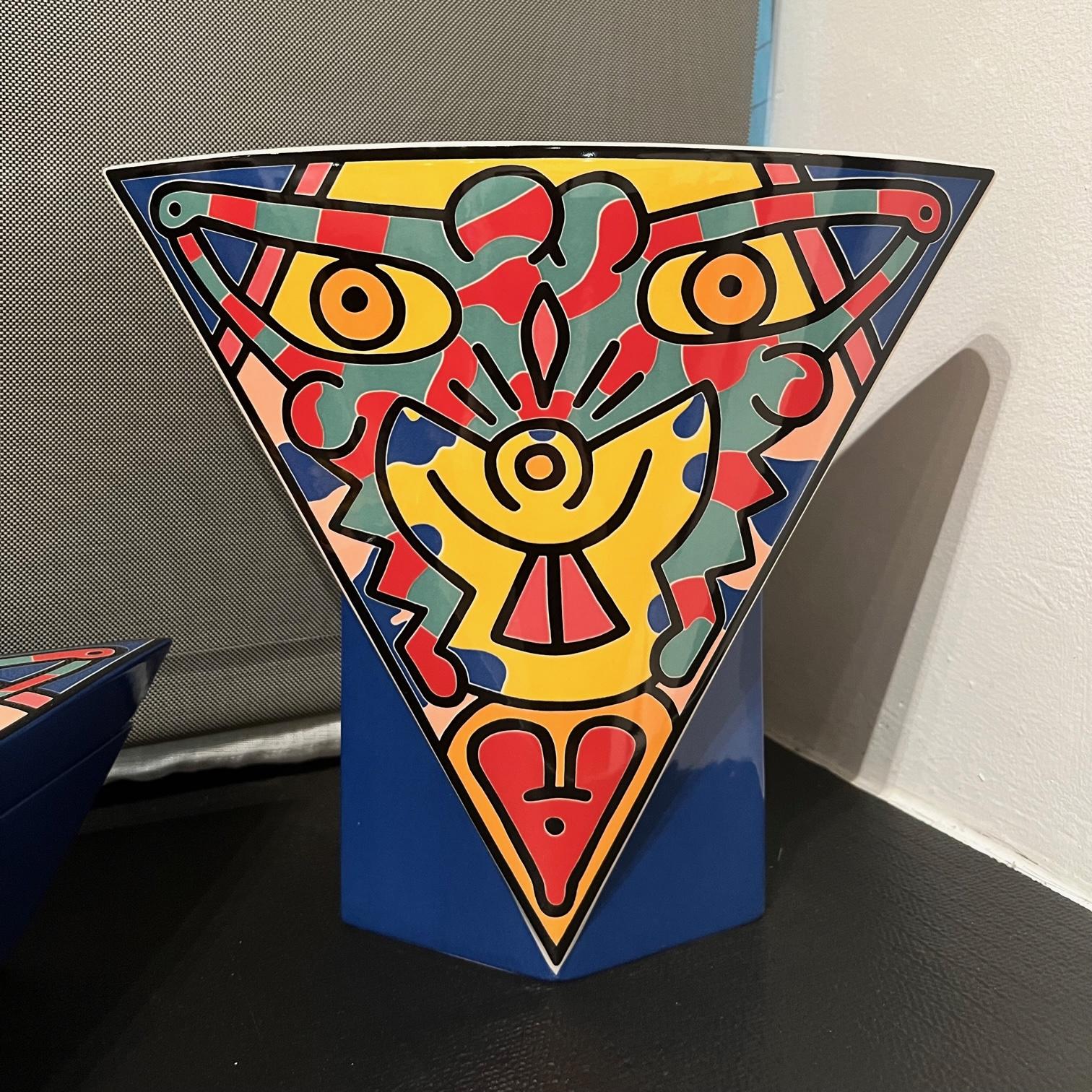 keith haring pottery