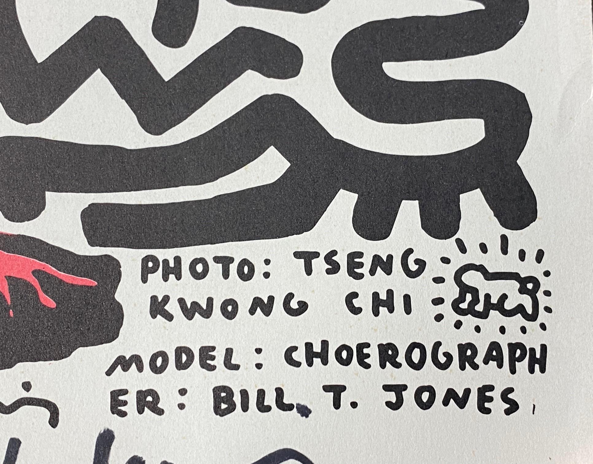 Signierte Lithographie Tony Shafrazi Galerie-Ausstellungsplakat von Keith Haring, Tony Shafrazi, 84 im Angebot 6