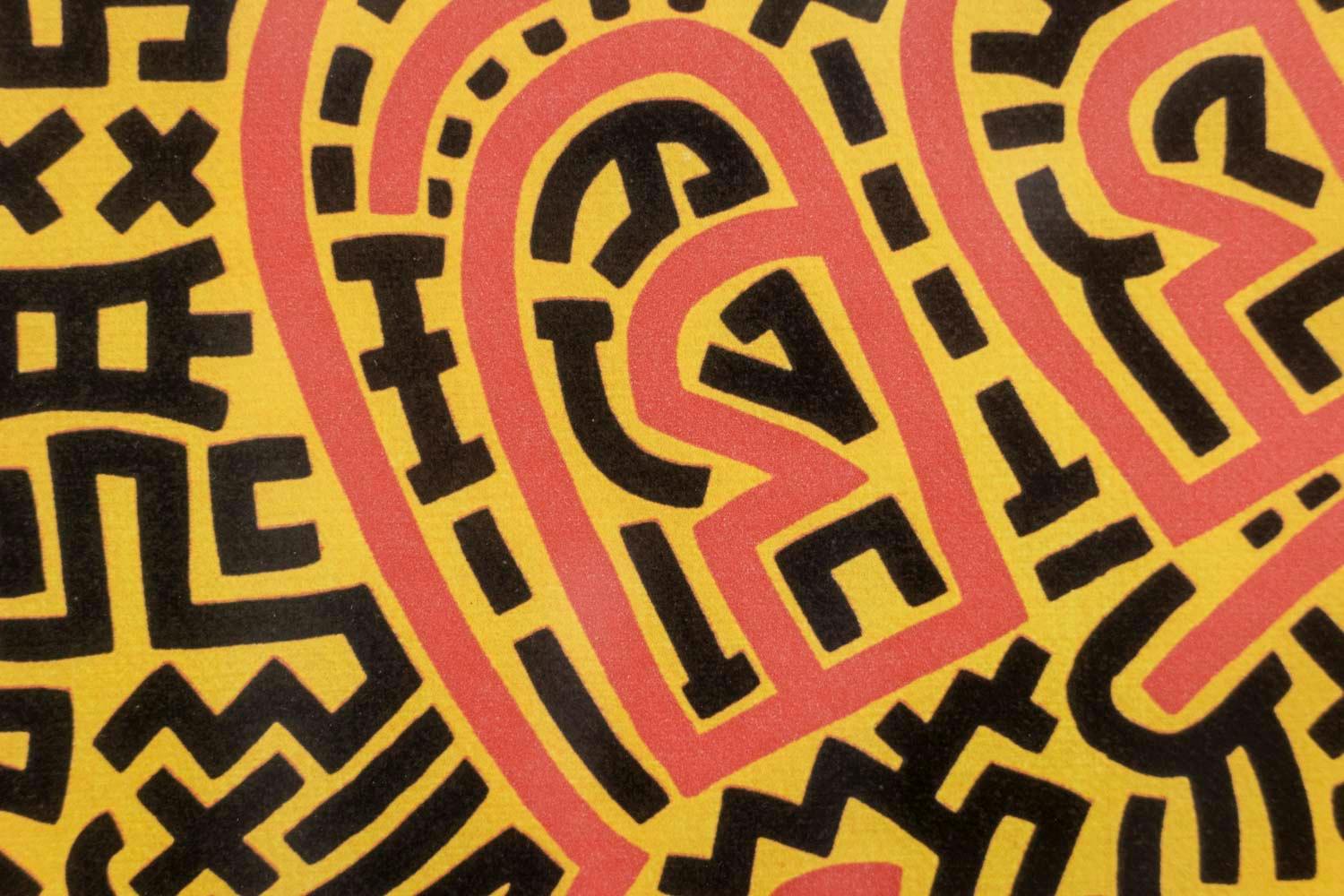 Keith Haring, Silkscreen, 1990s In Excellent Condition For Sale In Saint-Ouen, FR