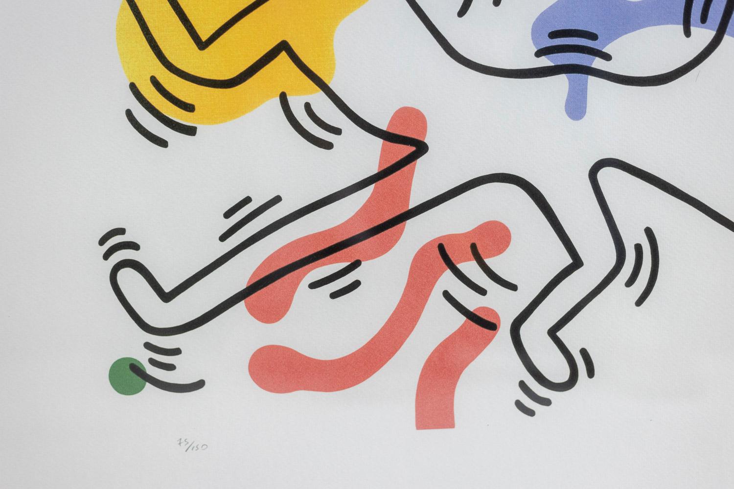 Keith Haring, Siebdruck, 1990er-Jahre (20. Jahrhundert) im Angebot