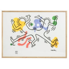 Vintage Keith Haring, Silkscreen, 1990s