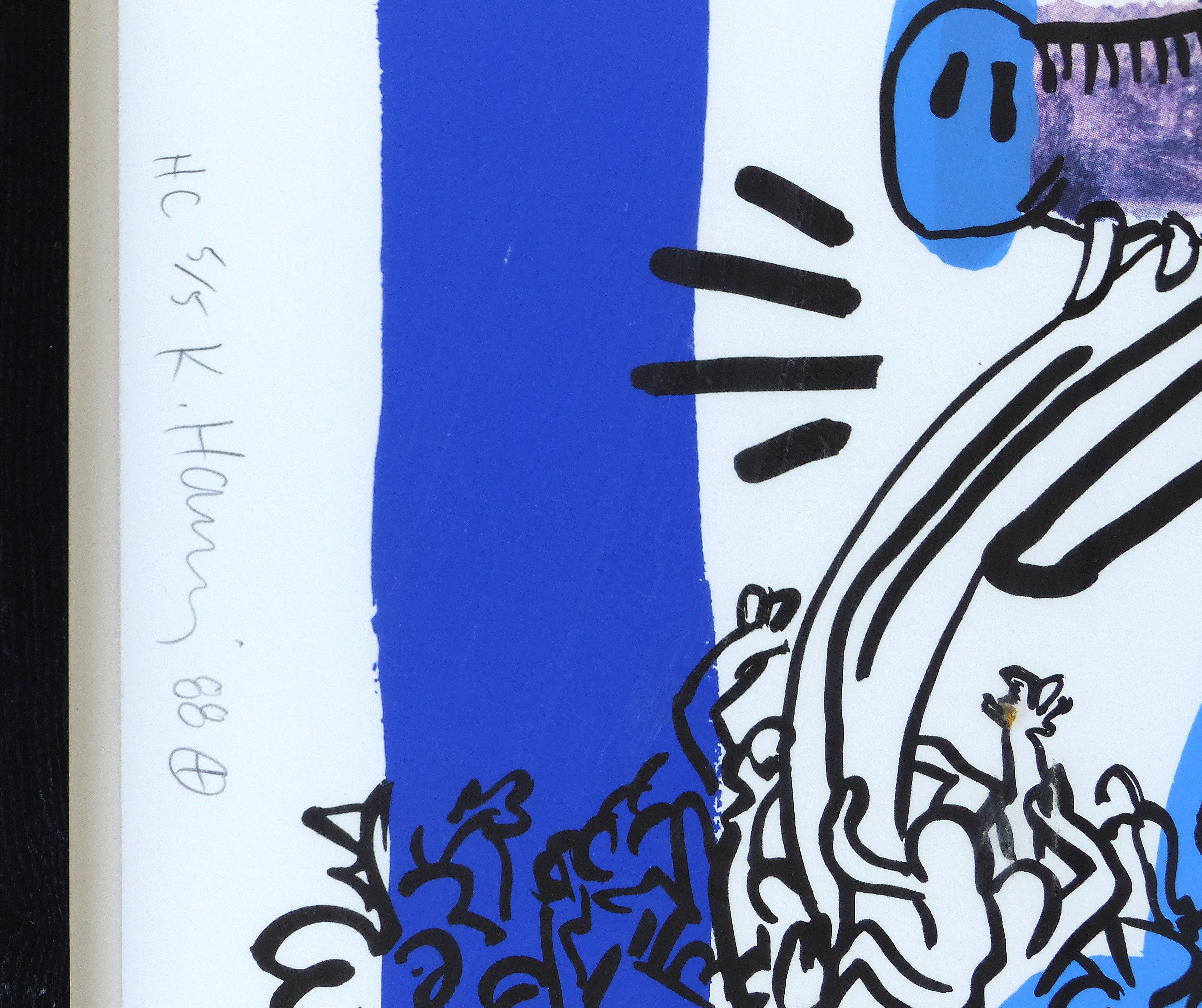 Modern Keith Haring Silkscreen Print 