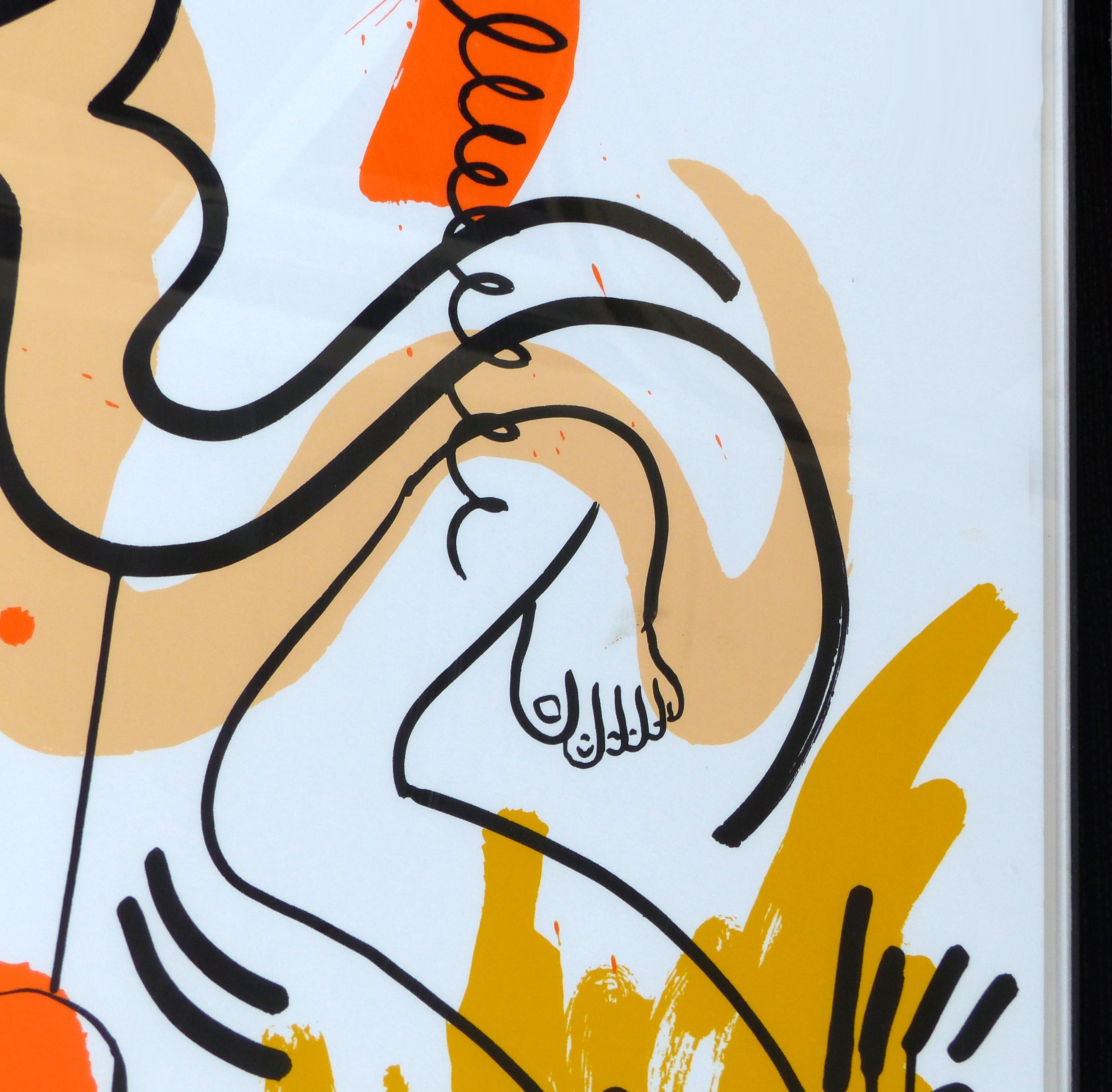 Keith Haring Silkscreen Print 