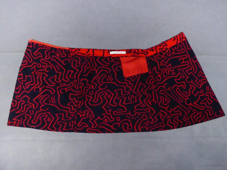 Keith Haring Skirt by Jean-Charles de Castelbajac Circa 1990/2000 For Sale 9