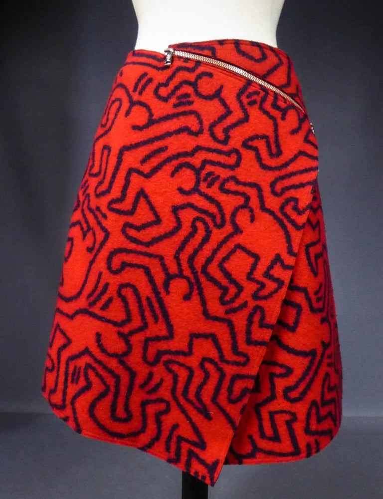 Keith Haring Skirt by Jean-Charles de Castelbajac Circa 1990/2000 For Sale 2
