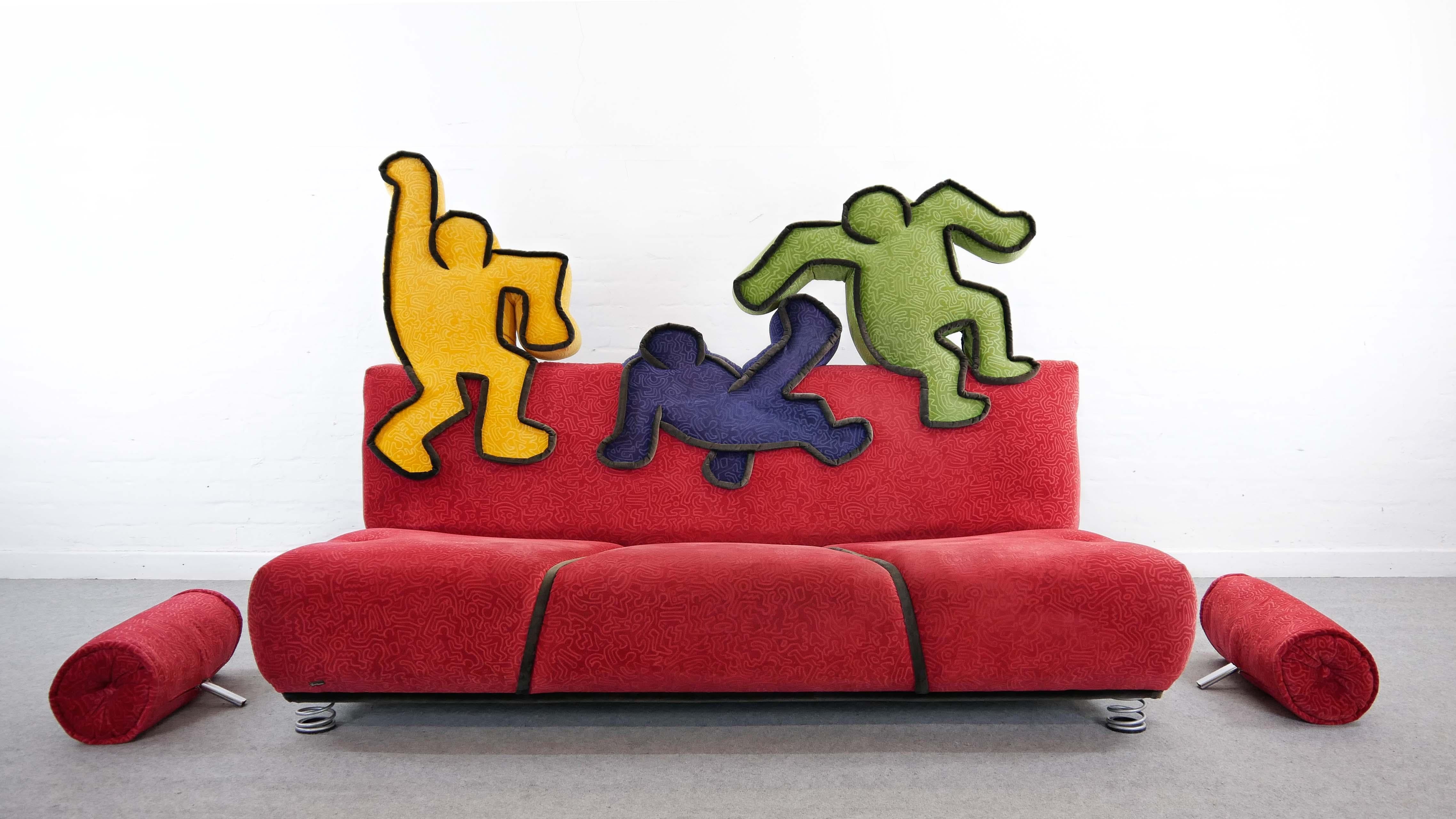 bretz keith haring sofa