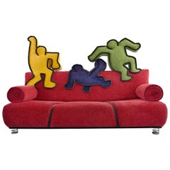 Keith Haring Sofa von Bretz 2002 Pop Art