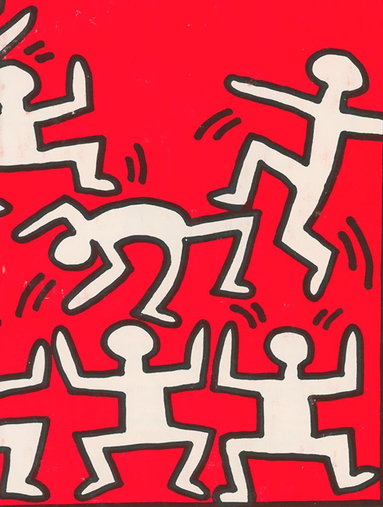 Keith Haring, The Paris Review, 1982, „Vintage Keith Haring“ im Zustand „Gut“ im Angebot in Brooklyn, NY