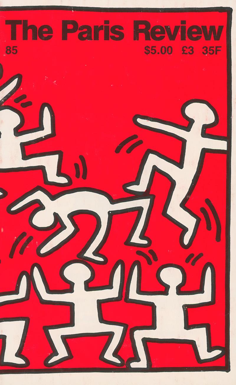 Keith Haring Die Pariser Rundschau:
1982 Das Buch The Paris Review, mit einem Originalumschlag von Keith Haring.

Offsetlithografie auf doppelseitigem Kunstband. 

Maße ungefähr: 5,5 x 9 Zoll; weicher Einband. Ungefähr 50 Seiten.

Geringfügige