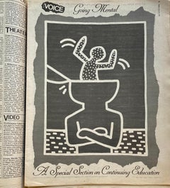 Keith Haring The Village Voice, 1982
