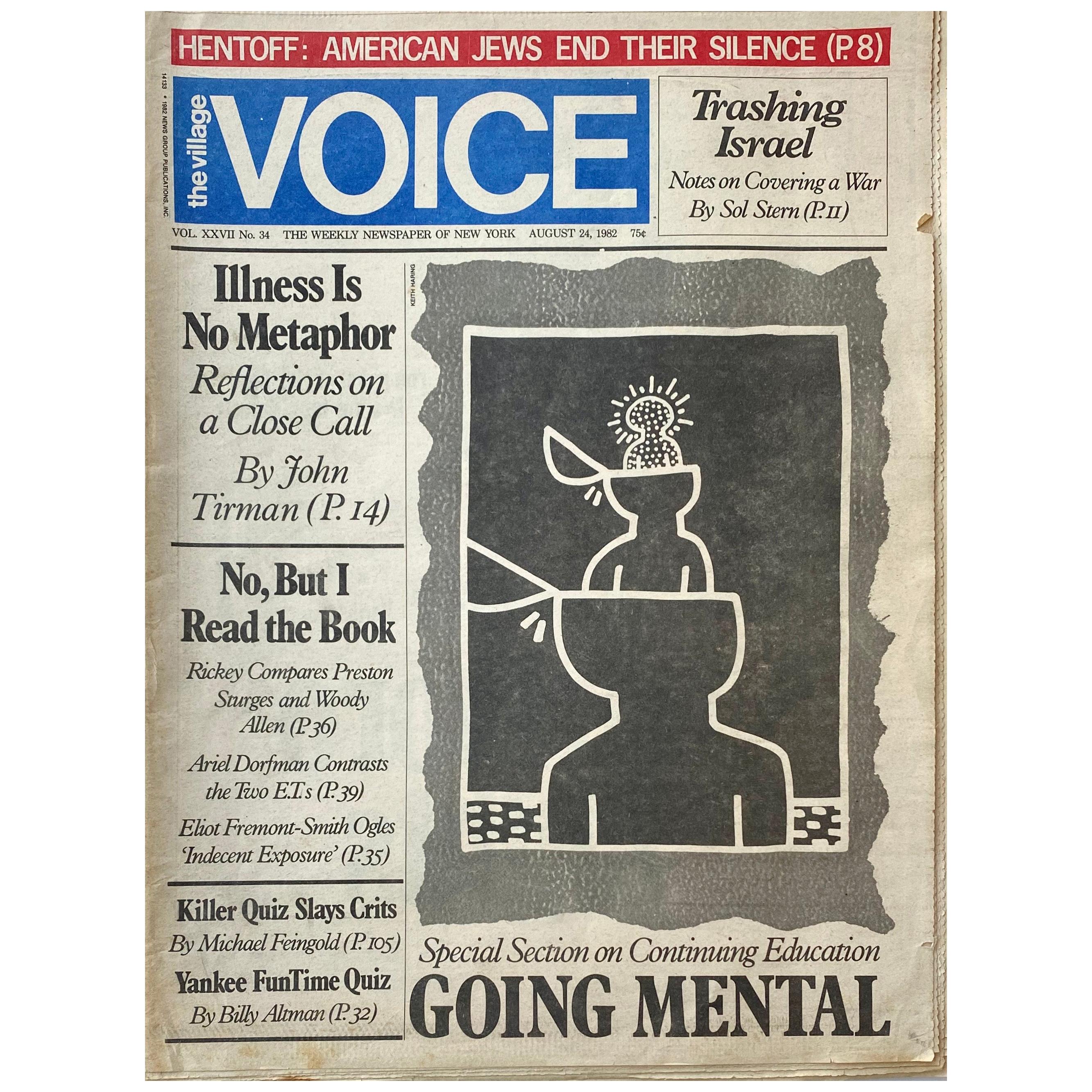 Keith Haring The Village Voice, 1982