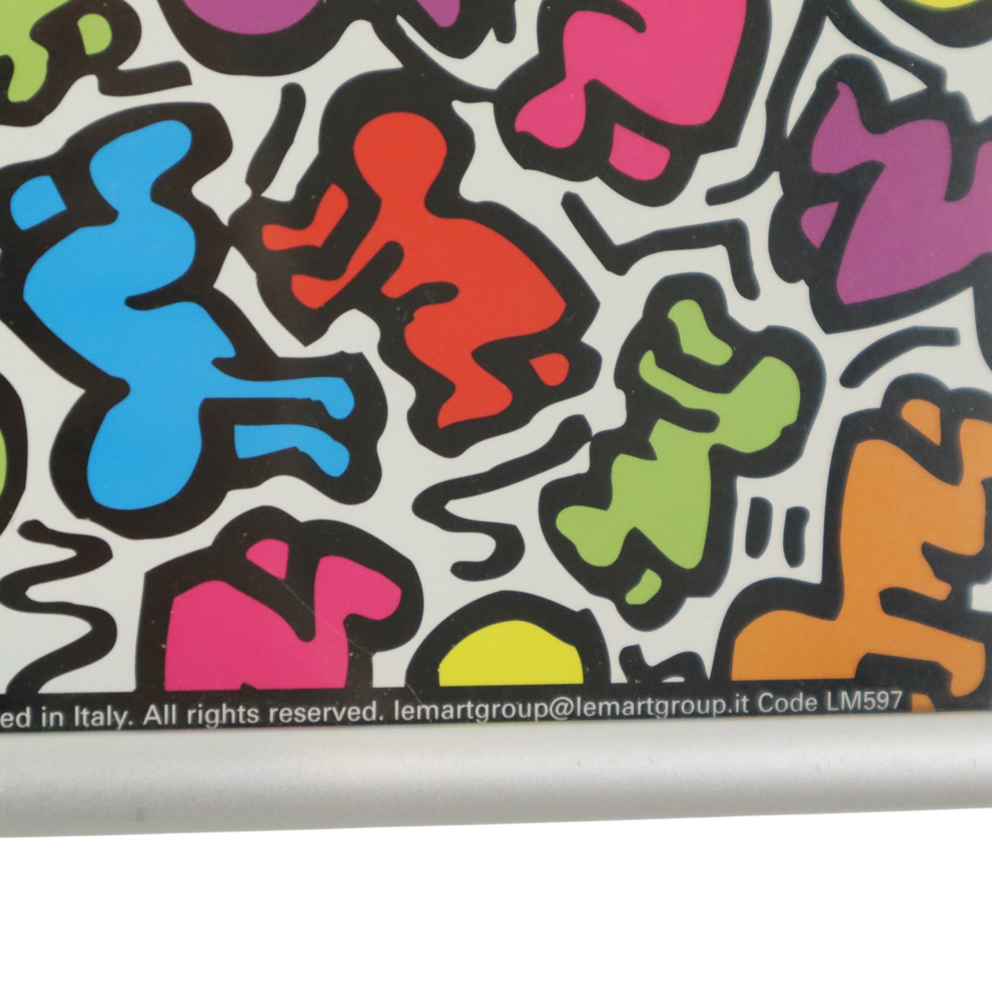 Keith Haring Senza titolo 1988 LEM Art Group Italy Babies Stampa offset con cornice in vendita 2