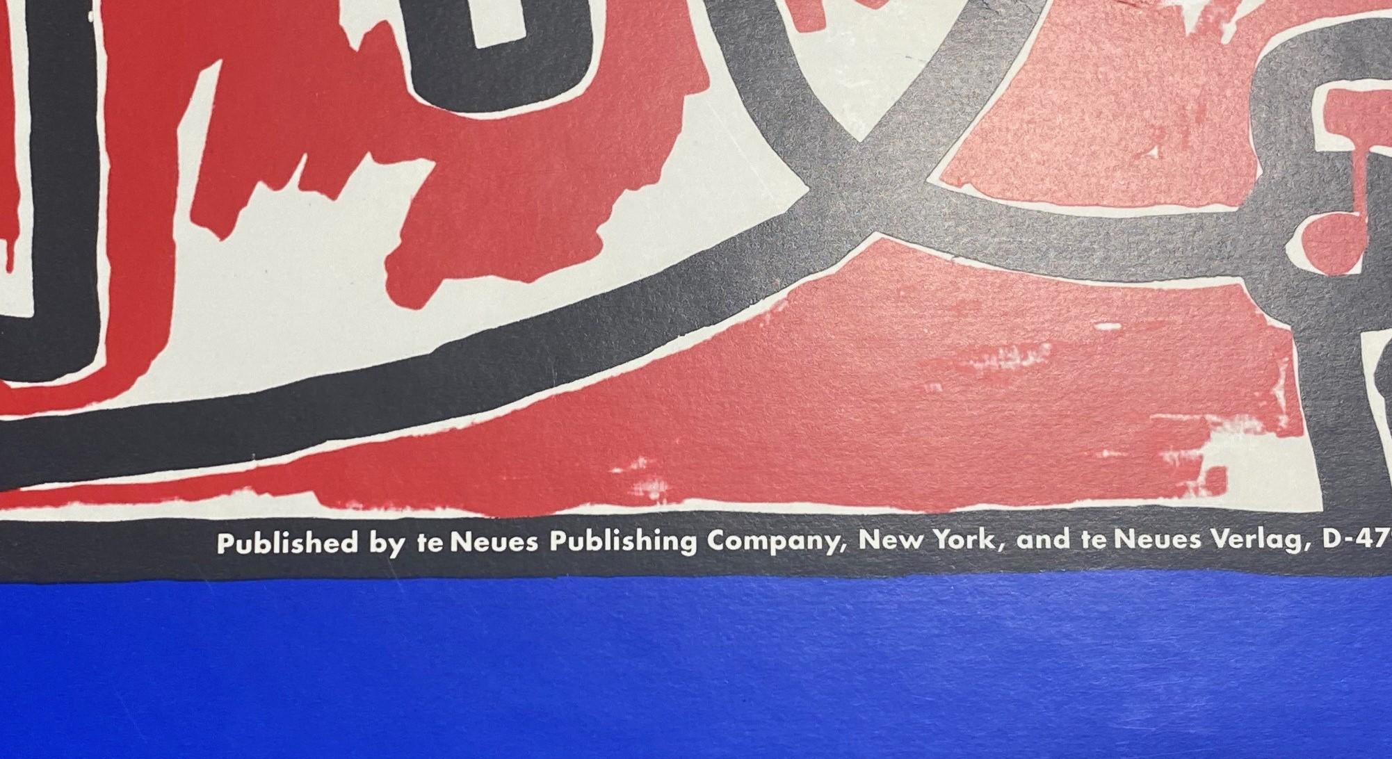 Vintage NYC Pop Shop te Neues Art Lithographie-Poster, Rotes Zimmer, von Keith Haring, Vintage, 1993 im Angebot 3