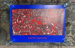 Keith Haring Vintage NYC Pop Shop te Neues Art Lithograph Poster Red Room, 1993