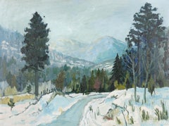 Keith Johnson (1931-2018) - 1963 Oil, Canadian Rockies