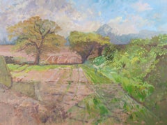 Keith Johnson (1931-2018) - Olio del XX secolo, Guardando oltre i campi