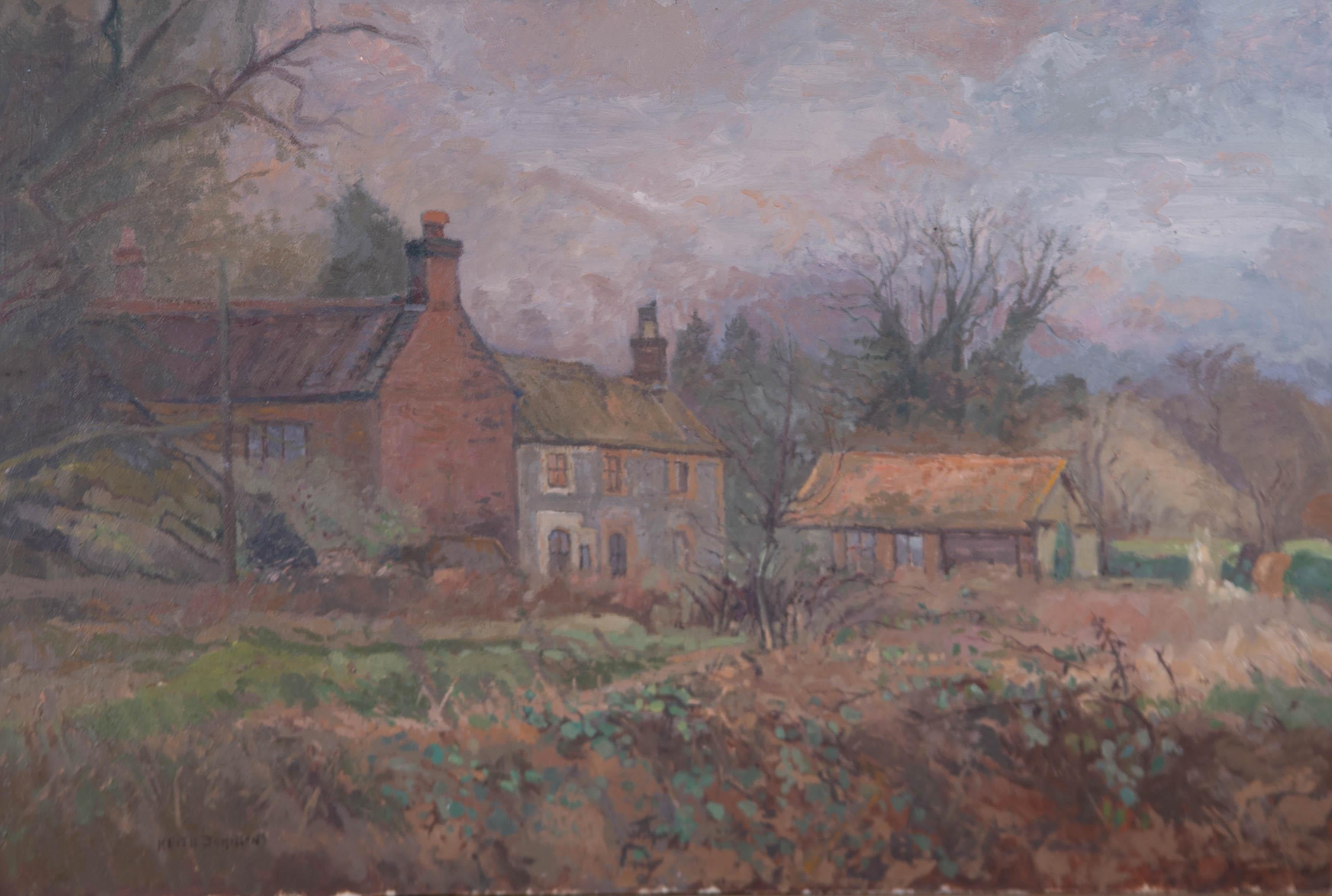 paintings of old farmhouses