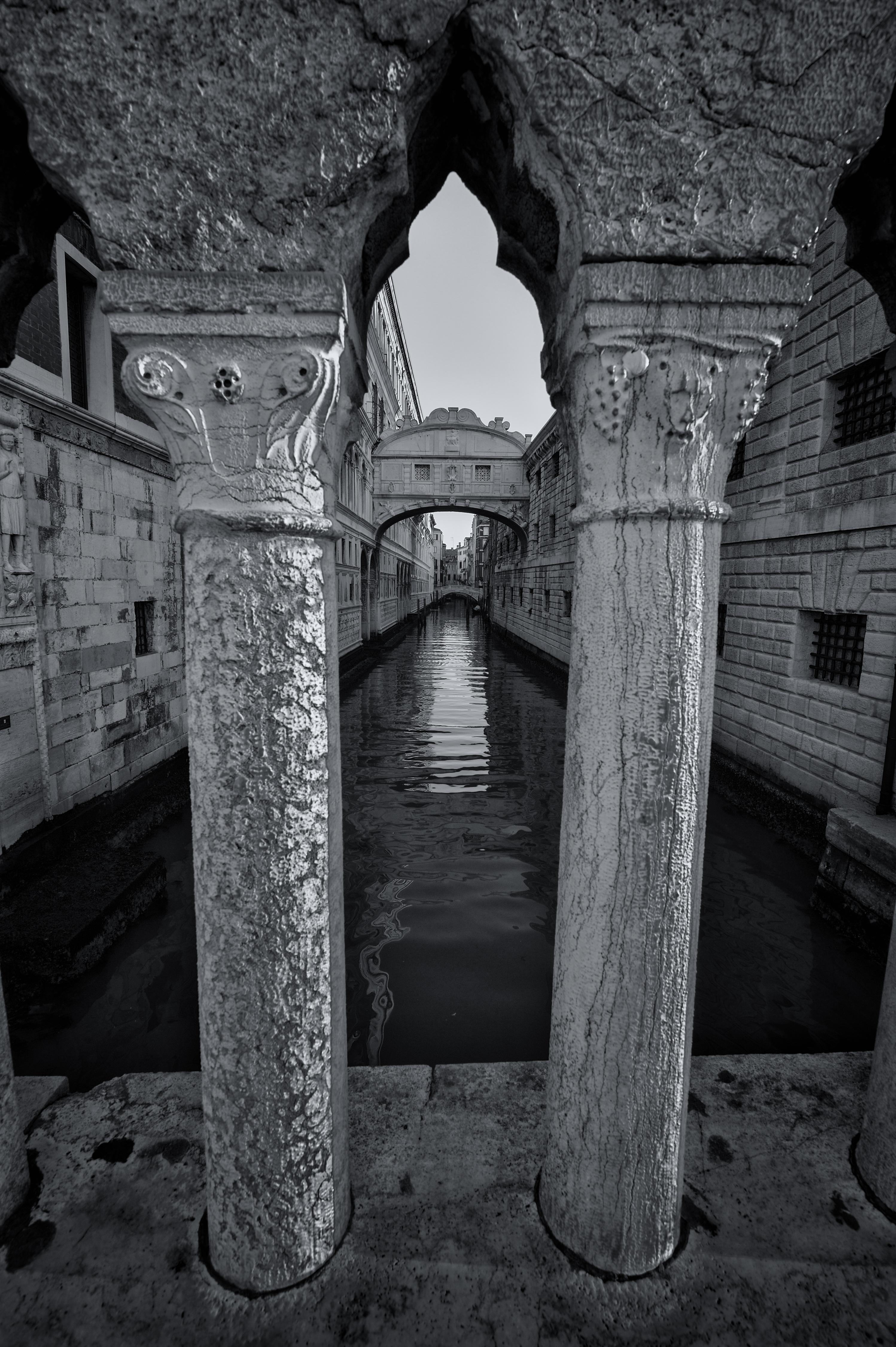 Keith Ladzinski Black and White Photograph - Bridge of Sighs