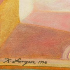 'Kitchen Still Life', Large California Pop Art oil, style of Wayne Thiebaud