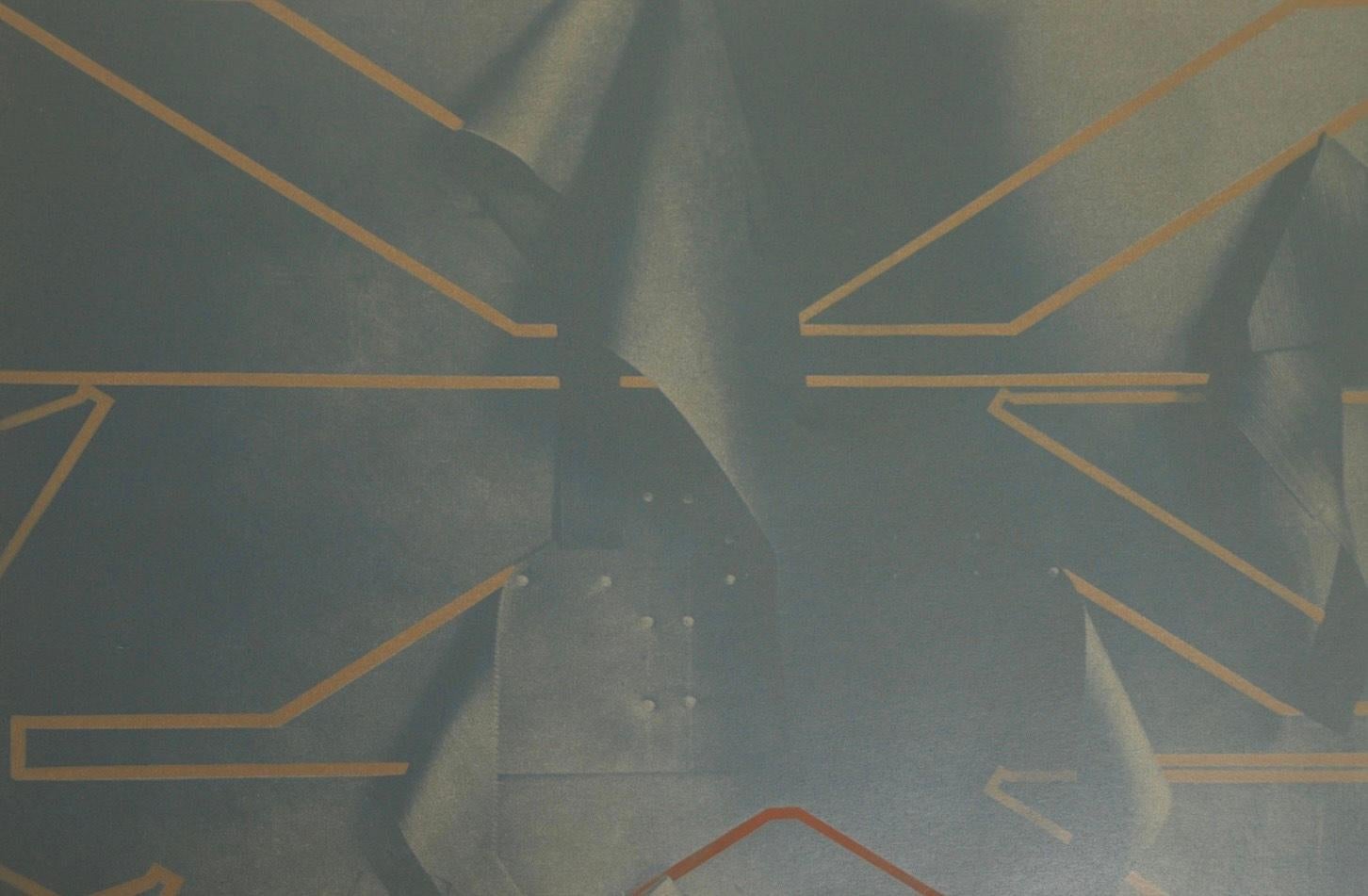 Architectural print in conservation mount 
59/75

Keith Milow (born 29 December 1945) is a British artist. He grew up in Baldock, Hertfordshire, and lived in New York City (1980–2002) and Amsterdam (2002–2014), now lives in London. He is an abstract