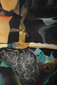 Storm, Abstract Expressionist Painting by Keith Morrow Martin 1959