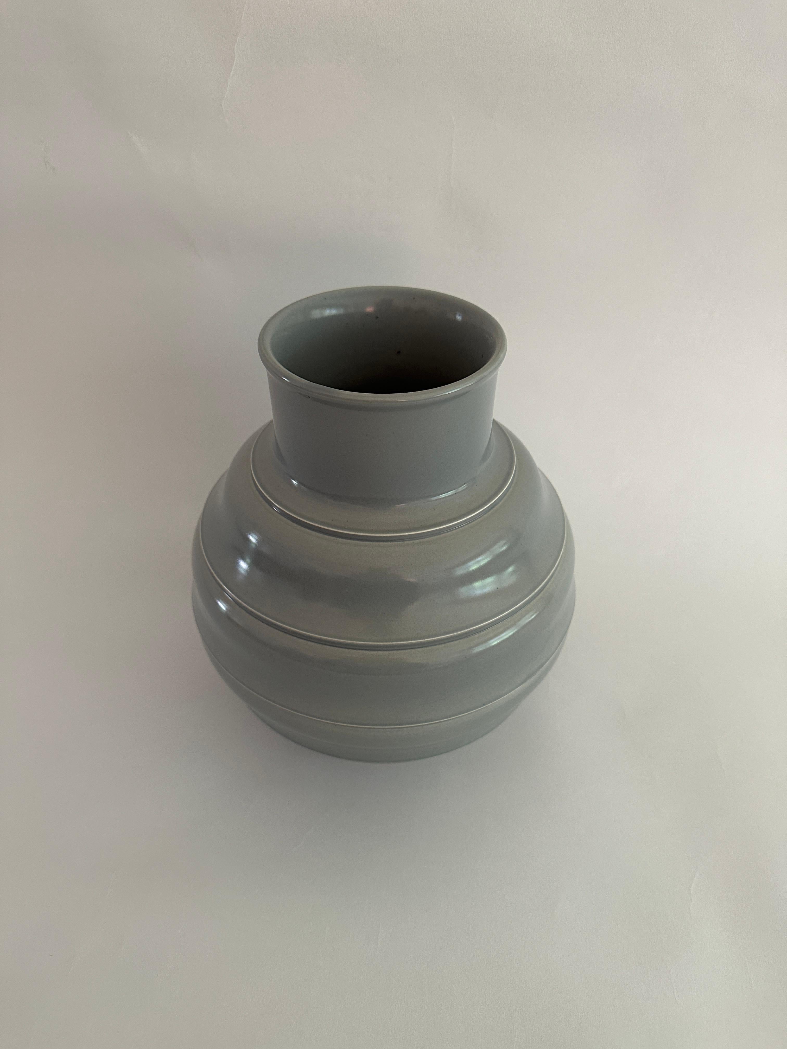 Mid-20th Century Keith Murray Art Deco Vase for Wedgwood For Sale