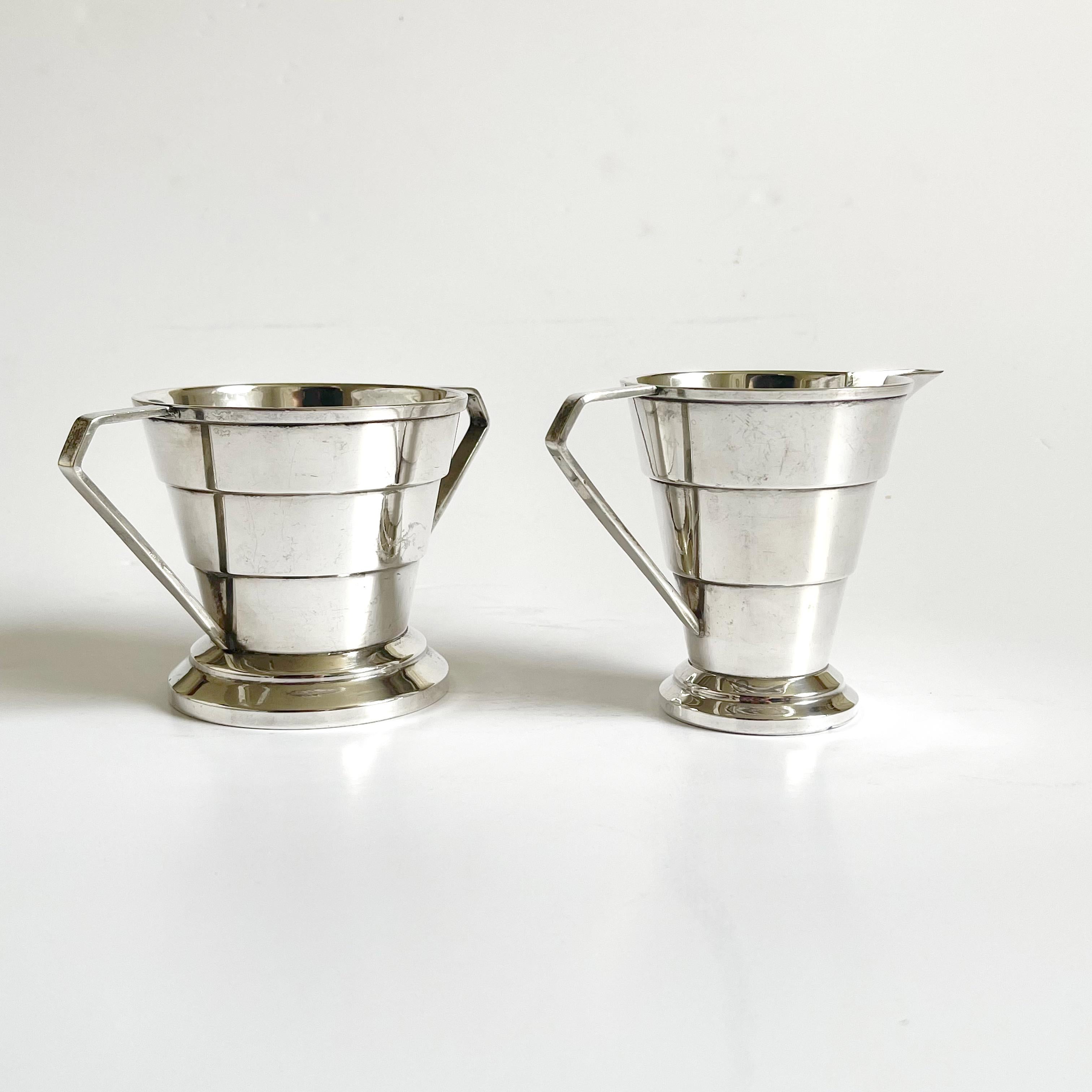 Keith Murray Coffee Tea  Set - 1930s In Good Condition For Sale In London, GB