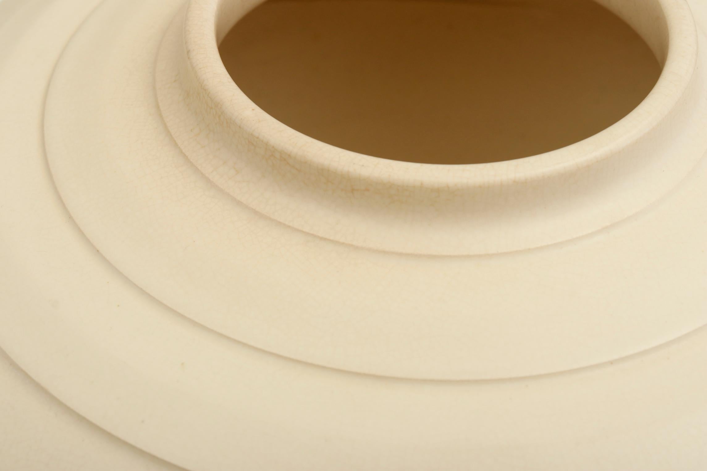 Art Deco Keith Murray Ovoid Vase