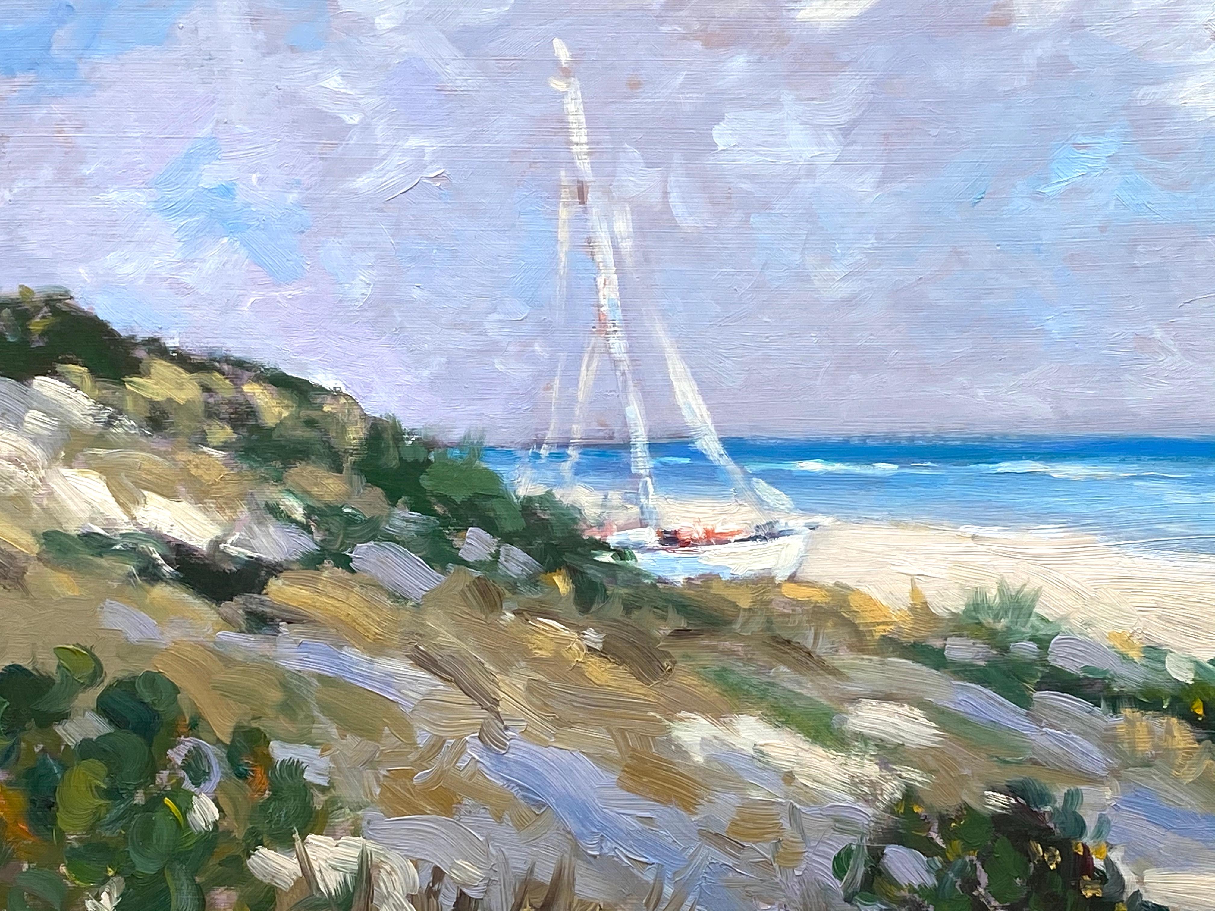 “Seaside Light” - Post-Impressionist Painting by Keith Oehmig