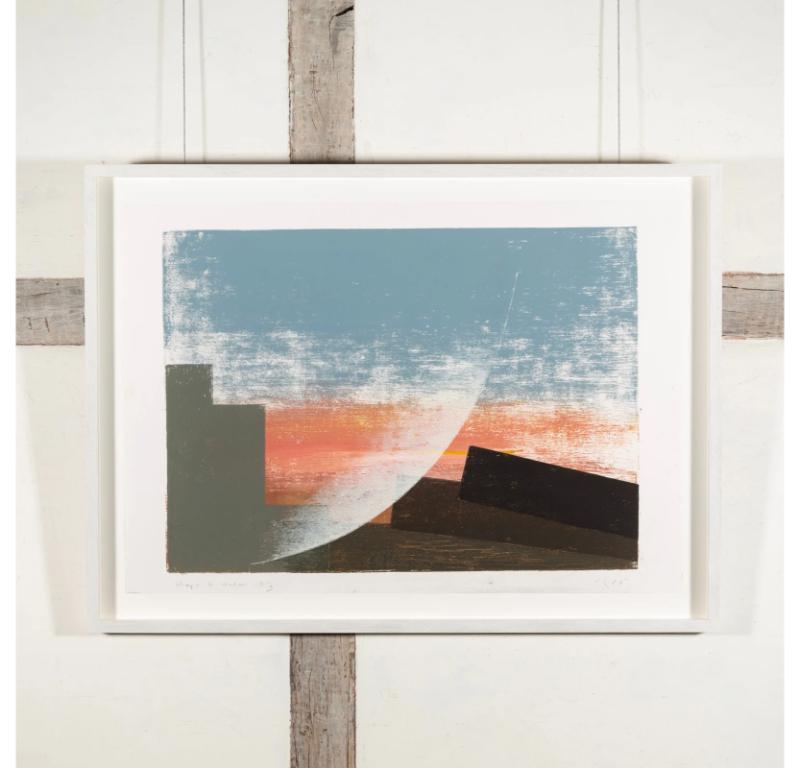 Steps to Water, Woodcut with Hand-Colouring by Keith Purser, 2007 For Sale 1
