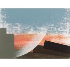 Steps to Water, Woodcut with Hand-Colouring by Keith Purser, 2007