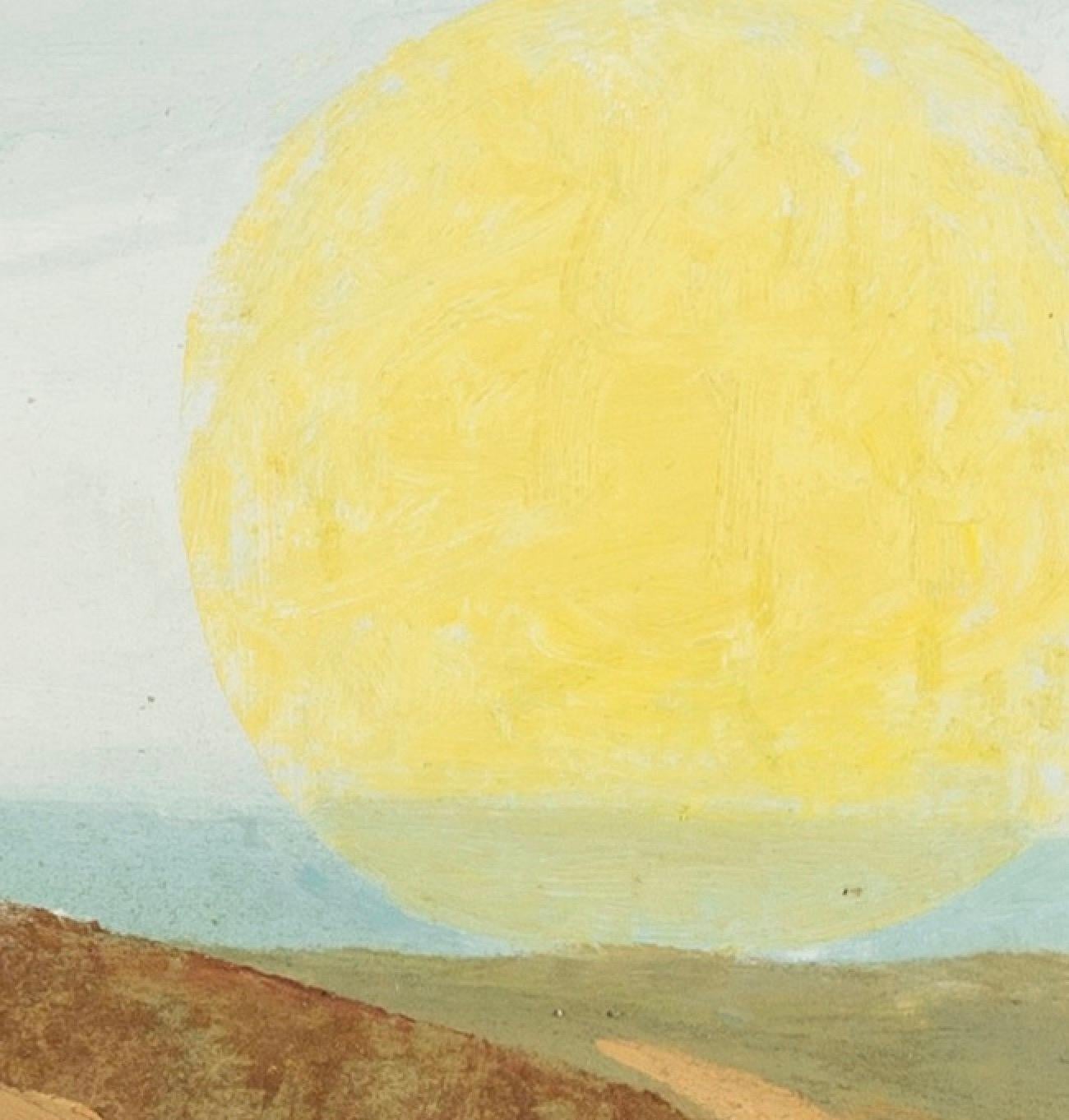 Marea solare, dipinto a olio su tavola di Keith Purser B. 1944, 2015

Informazioni aggiuntive:
Mezzo: Olio e sabbia su tavola
Dimensioni: 44,5 x 118 cm
17 1/2 x 46 1/2 in
Firmato, intitolato e datato

Keith Purser vive e lavora ai margini