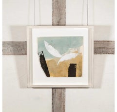 Sin título (Playa), Pintura al óleo y gouache de Keith Purser, 2007