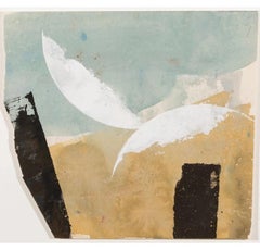 Untitled (Beach), Öl- und Gouache-Gemälde von Keith Purser, 2007