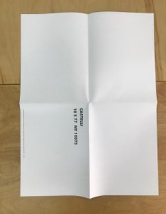 Keith Sonnier Castelli Warehouse 1970/2015 original exhibition poster