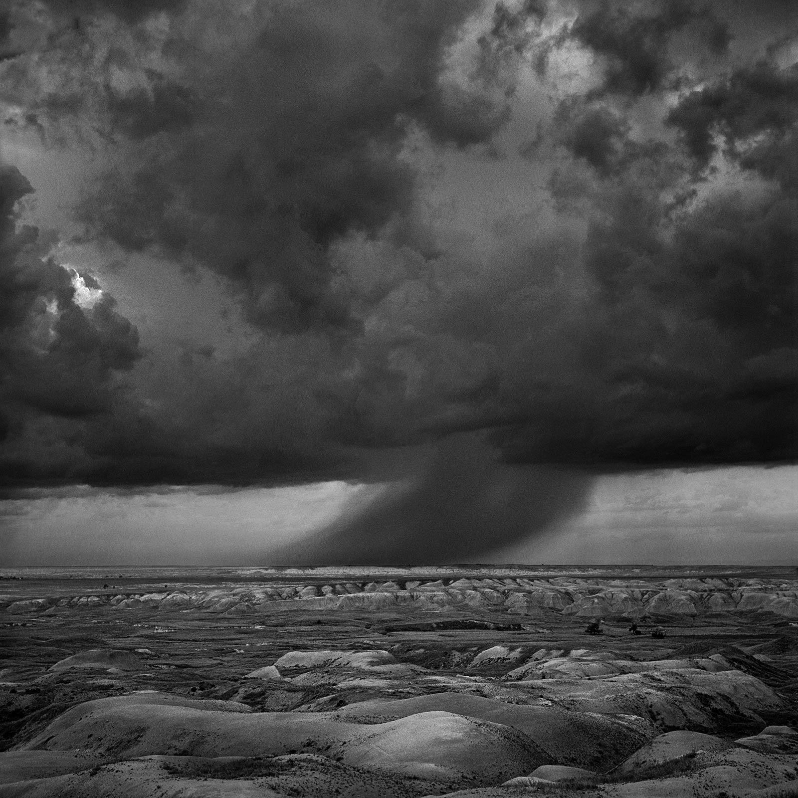 Keith Taylor Black and White Photograph - Badlands 02