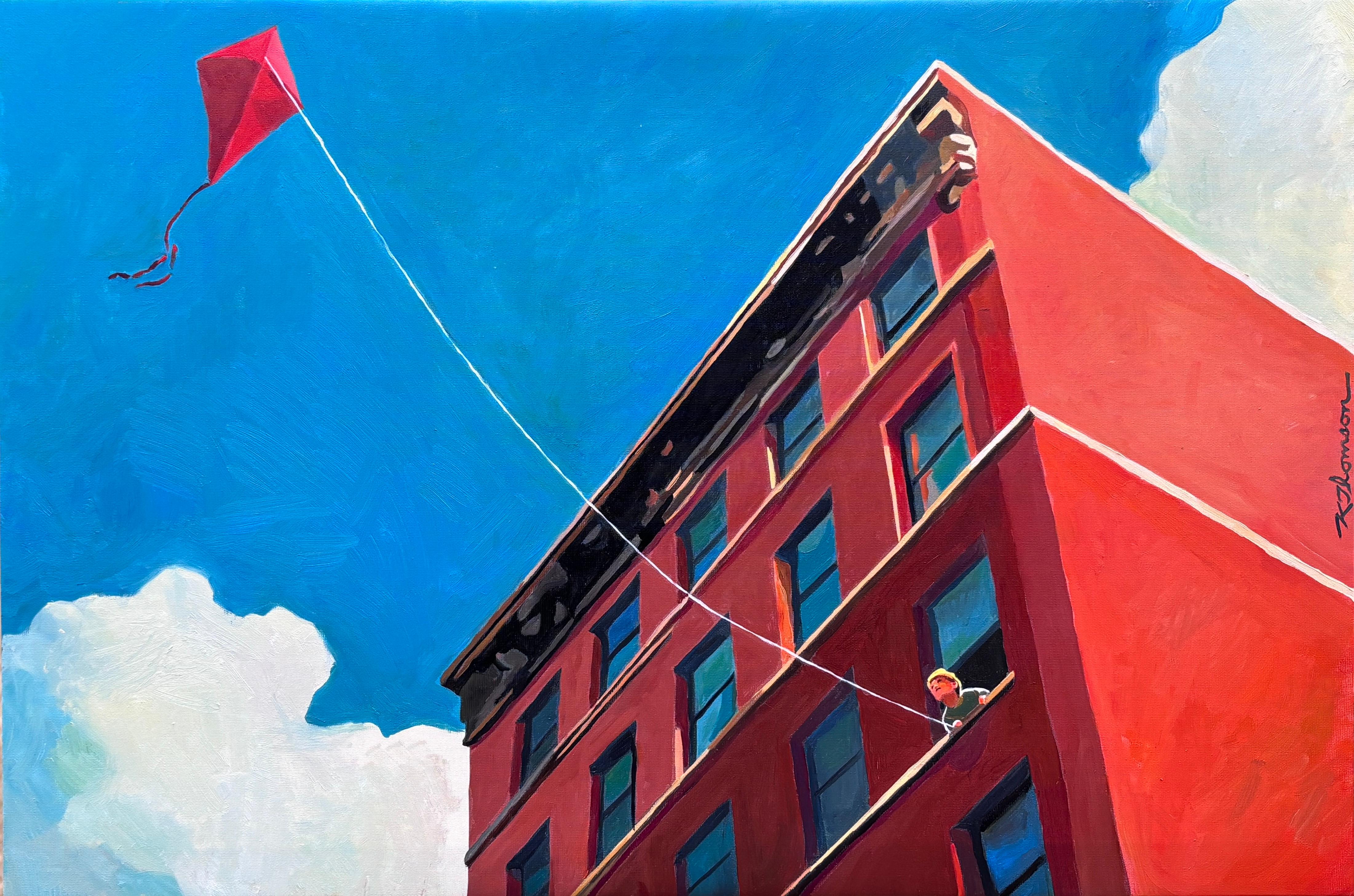 City Kid, Pittura originale - Mixed Media Art di Keith Thomson