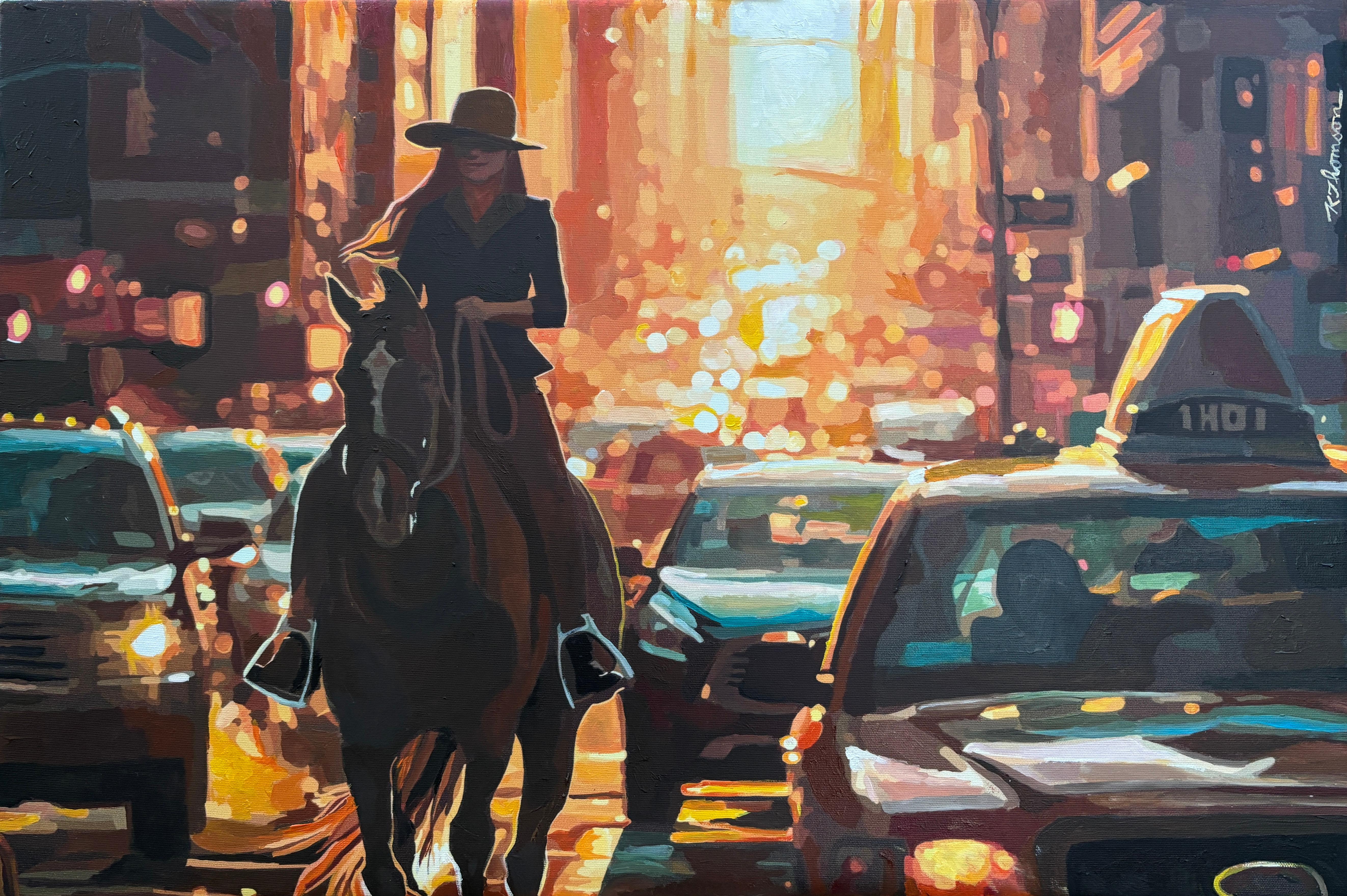 Downtown Express, Original Painting