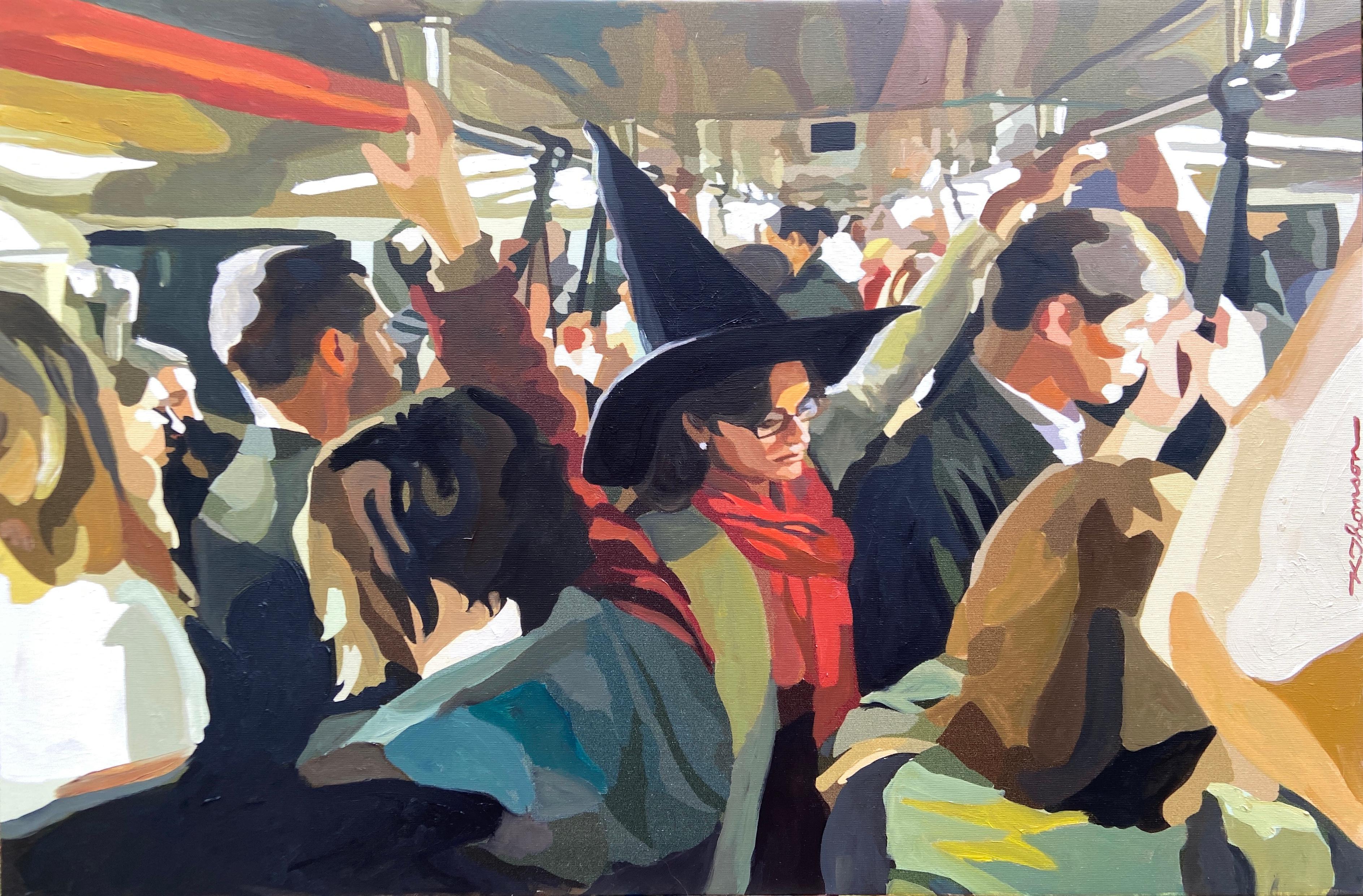 Peinture originale du 31 octobre - Mixed Media Art de Keith Thomson