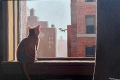 El observador de aves, Pintura original