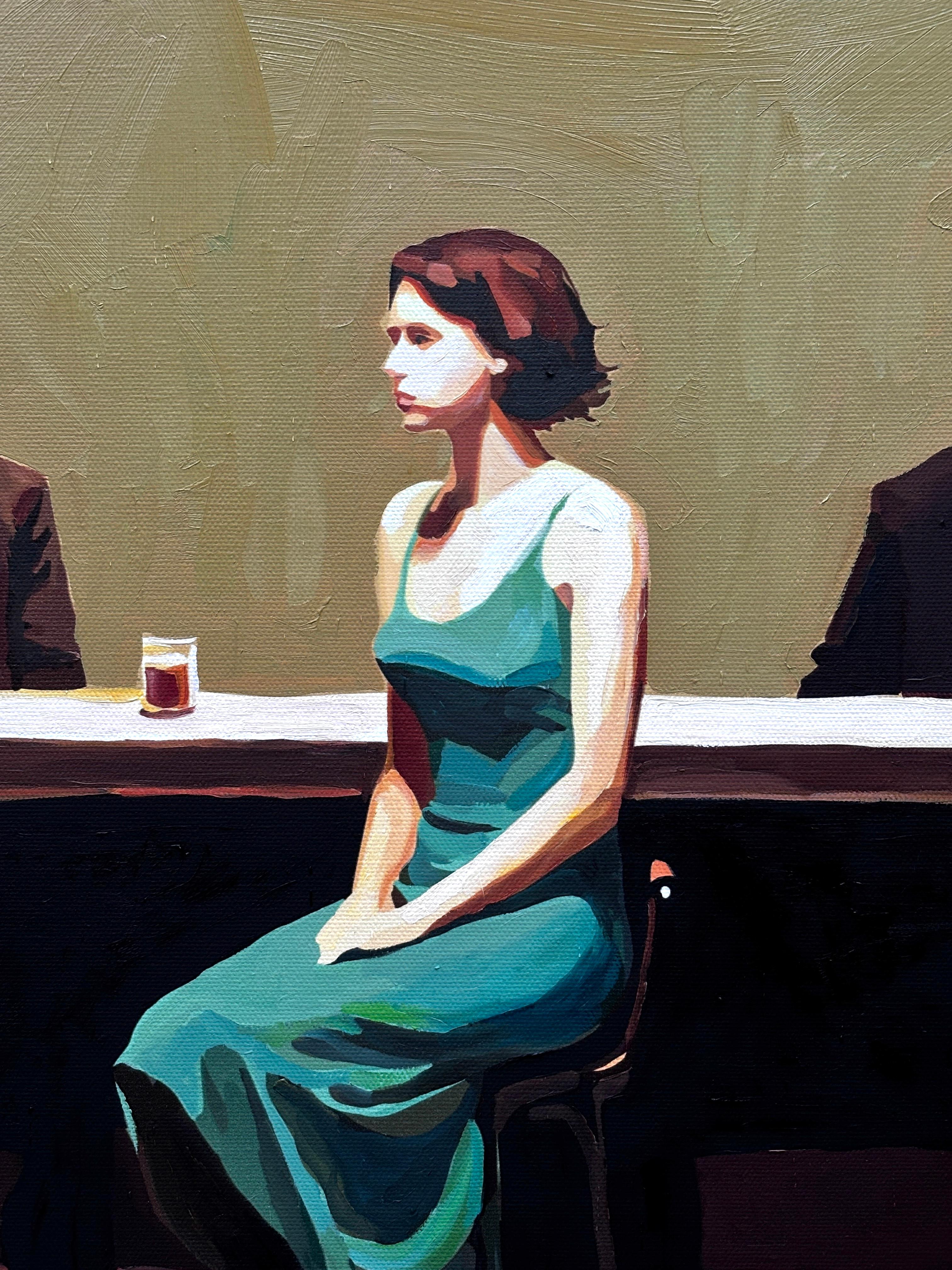 Ladies Drink Free!!!, Oil Painting For Sale 1