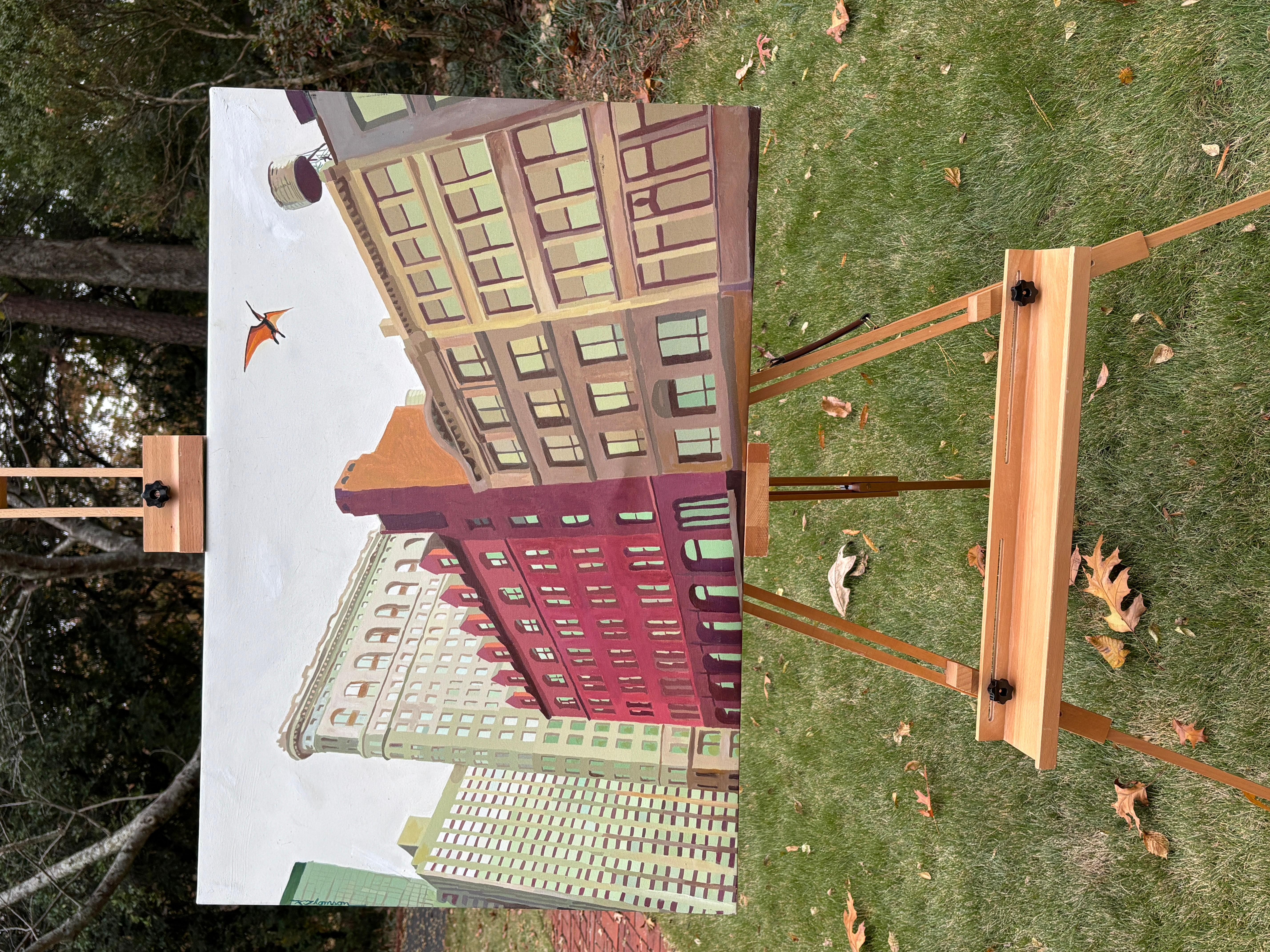 <p>Kommentare des Künstlers<br />Der Künstler Keith Thomson malte den Flatiron District an der West 23rd Street in Manhattan en plein air. Einer der reizvollsten Aspekte des Malens vor Ort ist das Ãœberraschungsmoment, das die Natur bietet â€