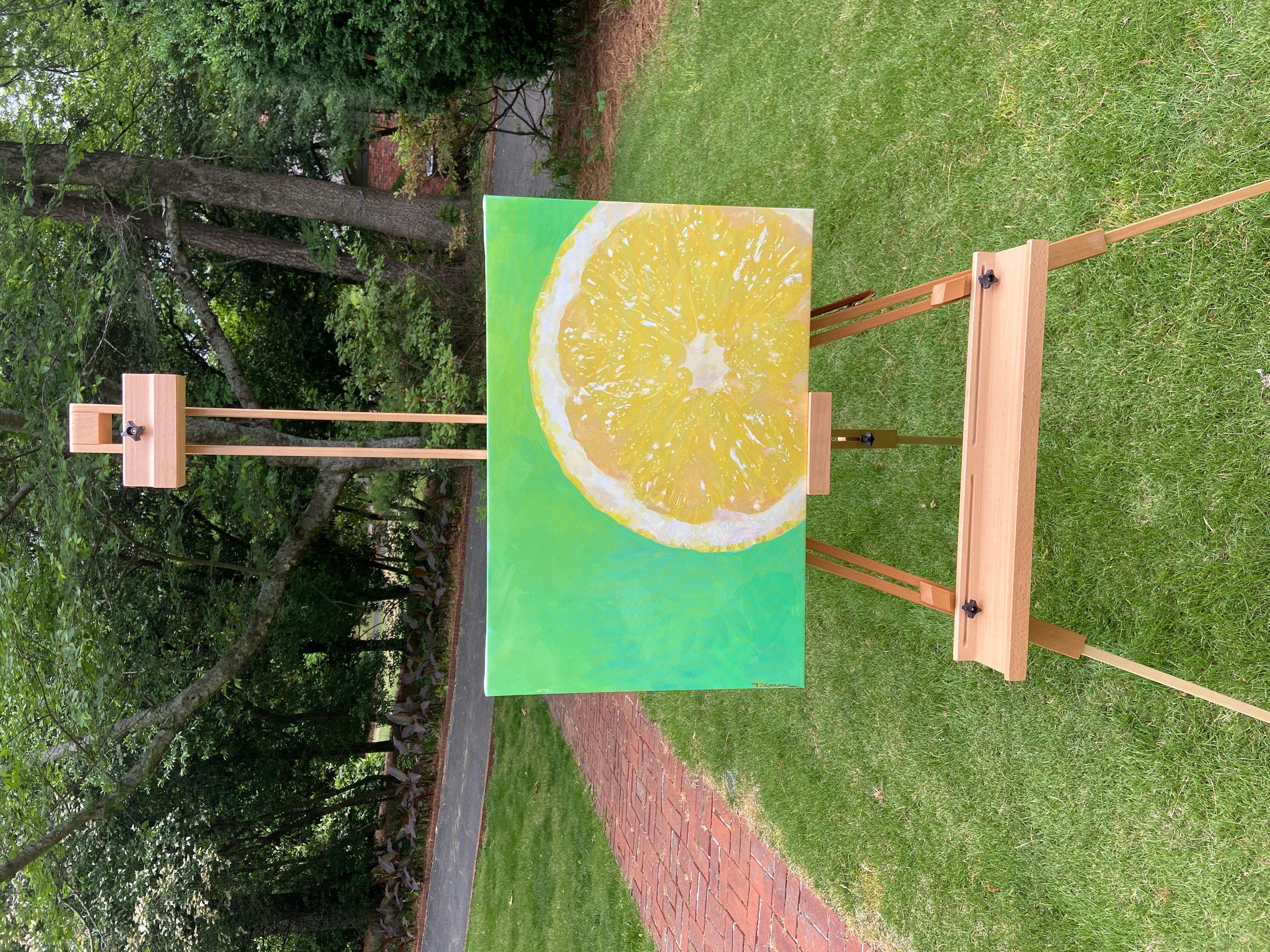 Lemon/Lime, Oil Painting - American Realist Art by Keith Thomson