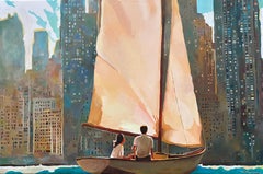 Su Water Street, Pittura a olio