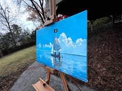 Los temibles corsarios de Greenwich, Connecticut, Pintura al óleo