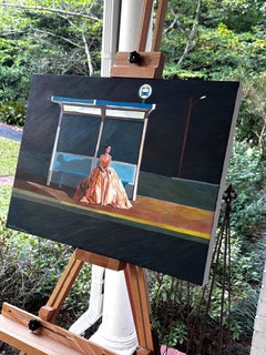 Il viaggio è metà del divertimento, Pittura a olio