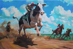Il colpo lungo, Pittura a olio